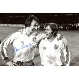 Alan Hudson 8x12 inch B&W photo signed by former Chelsea, Stoke City & England star Alan Hudson,