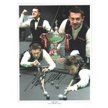 Mark Selby signed photo. 16" x 12" high quality colour montage photograph signed by former World