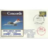 Concorde Sydney-London First Flight dated 15th February 1985 Good condition