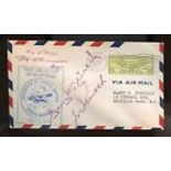1937 US Airport Dedication cover 1937 Kirsch Airport, Sturgis, Mich signed. Good condition
