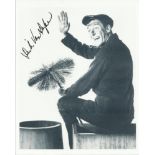 Dick Van Dyke signed 10 x 8 b/w photo as Chimney Sweep in Mary Poppins. Good condition