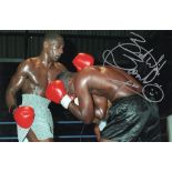 Herol Graham Superb 8x12 inch photo signed by legendary boxer Herol 'bomber' Graham