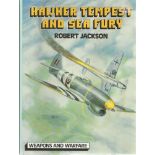Hawker Tempest and sea fury by Robert Jackson hardback book. Limited edition bookplate attached to