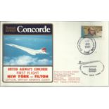 Concorde New York-Filton First Flight dated 20th October 1985 Good condition