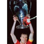 Liverpool 8x12 inch photo signed by former Liverpool captain Phil Thompson