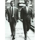 LEONARD NIPPER READ , Krays Arresting Officer Signed 12 x 8 photo  Has Added "The pleasure will be