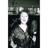 VERA LYNN Hand Signed 12 x 8 photo . Good condition Est.£8 - £12