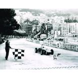 STIRLING MOSS Superb Hand Signed Monaco 10 x 8  photo . Good condition Est.£9 - £14