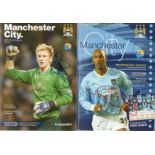 Signed Football Programmes Collection. Fourteen Manchester City football programmes, all signed.