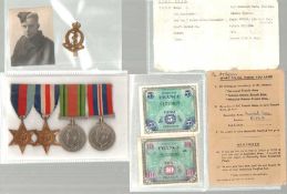 D-Day Veteran Collection. A truly remarkable selection of  memorabilia, saved by D-Day veteran