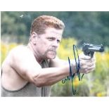 ichael Cudlitz 10x8 photo of Michael from The Walking Dead, signed by him in NYC Good condition Est