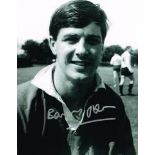 JOHN DAWES Welsh Rugby Legend hand Signed 10 x 8 photo. Good condition Est.£5 - £8