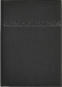 New Zealand Olympic Legends Book. Black book in dust cover with 97 autographs of Olympic Gold