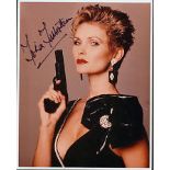 Fullerton Fiona James Bond Fiona Fullerton genuine signed authentic autograph photo, 20cm x 25cm