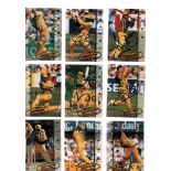 Cricket Signed Cards Collection 1. 1995-96 "There's No Limit" cards. Basic set of 110 cards, 48