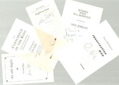 Authors & Artists Autographs 60+ signed letters, book plates, cards, photos Nicely presented in