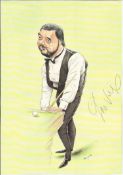 Snooker autograph collection, Nicely presented Black album with 52 snooker autographs. Includes