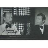 Dobtcheff Vernon James Bond Vernon Dobtcheff authentic signed autograph photo, 12" x 8" b/w photo