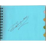 Tennis autograph book. Red autograph book with 7 tennis autographs. Names include Sue Barker, John