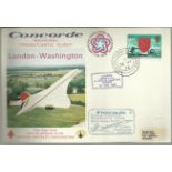 Concorde London-Washington Inaugural Transatlantic Flight dated 23rd May 1976 Good condition