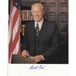 Gerald Ford President authentic genuine signed autograph image, A 10 x 8 inch  image clearly signed