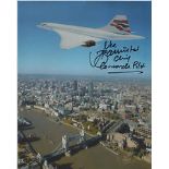 Mike Bannister Concorde authentic genuine signed autograph image, A 10 x 8 inch photo clearly