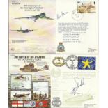 Military Signed collection. Covers and  signed cards including 1975 No. 111 Sqn 35th Anniversary of