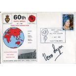 Vera Lynn-British Legion cover signed by Dame Vera Lynn. Good Condition