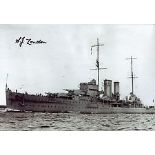 WW2 HMS Exeter Jack London genuine authentic signed autographs photo, A 20cm x 30cm photo of HMS