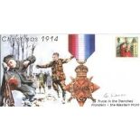 Eric Wilson VC-Truce in the Trenches commemorative envelope (Not postmarked) dedicated to the famous