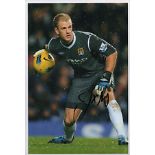 Joe Hart Man City Football genuine signed authentic autograph photo, A 30cm x 20cm photo clearly