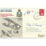 Phillip Fullard Great War ace signed RAF No1 Squadron cover 60th ann of the Formation of the