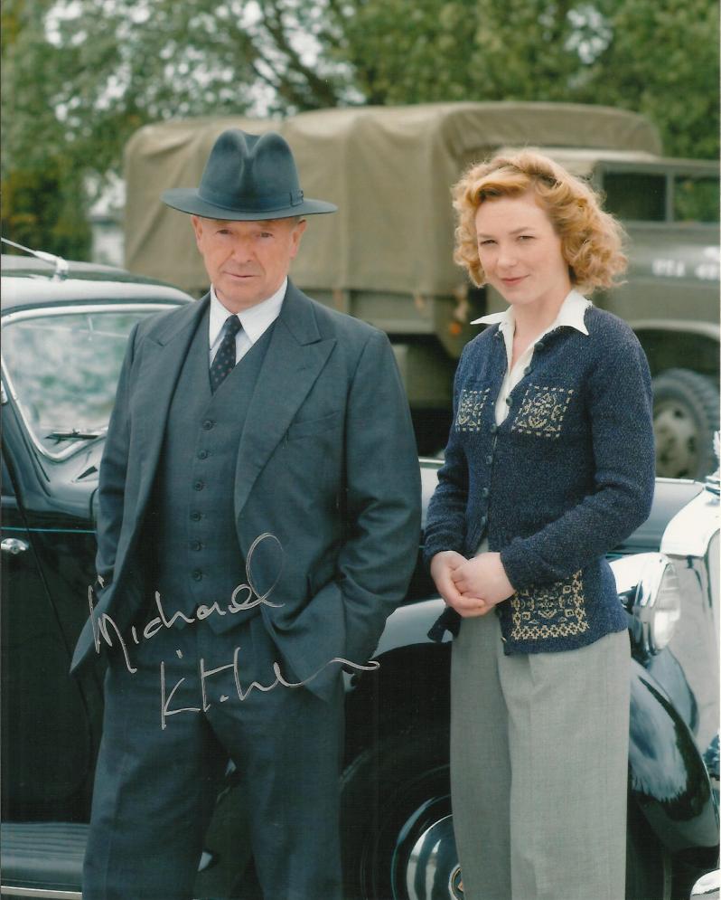 Michael Kitchen signed colour 10 x 8 photo from Foyles War. Good condition