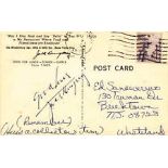 Jack Dempsey Boxing authentic autograph signed postcard image, A 9cm x 14cm postcard from the Jack