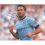 Frank Lampard Man City genuine signed authentic autograph photo, A 25cm x 20cm photo signed by Frank