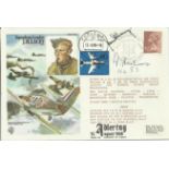 James Ginger Lacey Multisigned Historic Aviator cover, Hans Rossbach variation, numbered 4 of 10,