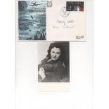 Nancy Wake GM and her right-hand man Henri Tardivat Signed the RAFES Maquis D'Auvergne FDC. They had