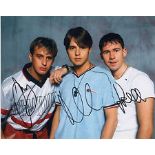 911 Music boy band signed genuine signed authentic autograph photo, A 10 x 8 inch photo of 911 and