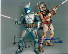 Star Wars Jeremy Bulloch Temuera Morrison signed authentic autograph photo, An 10 x 8 photo