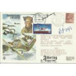 James Ginger Lacey Multisigned Historic Aviator cover, Hans Rossbach variation, numbered 5 of 19