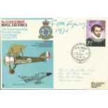 Sir Tom Sopwith signed No54 Squadron cover 25th ann of the First Jet Crossing of the Atlantic