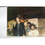 The Who Pete Townsend genuine signed authentic autograph photo, An 10 x 8 b/w photo of The Who and