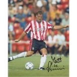 Matt Le Tissier football genuine signed colour photo, An 10 x 8 colour photo of Matt Le Tissier,