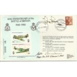 Adolf Galland Multisigned C82 40th Anniversary of the Battle of Britain cover, Hans Rossbach