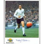 Martin Chivers football signed authentic genuine autographs photo, A 10 x 8 inch Westminster