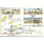 Rare Battle of Arnhem signed cover 6 Feb 1992 Douglas First Day Issue Postmark 50th Anniversary of