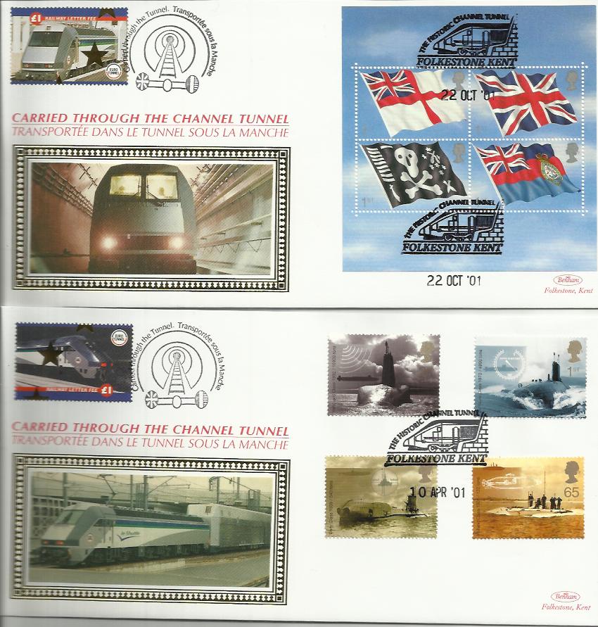 Benham Official Channel Tunnel FDCs. 25+ covers including Benham official Channel Tunnel FDC - Image 2 of 5