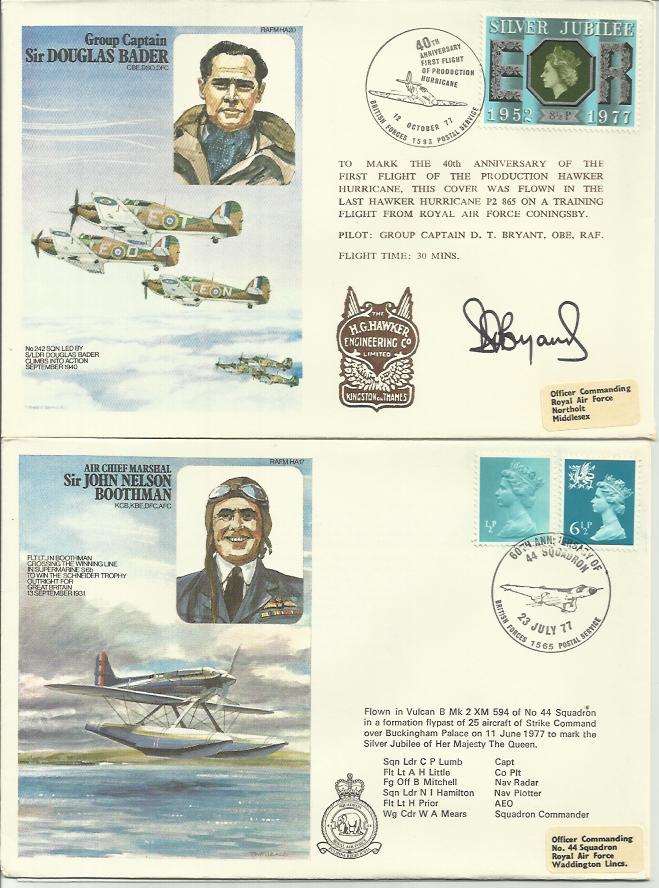 300 RAF covers in shoe box mix of Historic Aviators, Co-ordinated, Squadron series, all flown some - Bild 5 aus 5