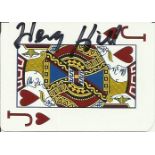 Gangster Goodfellas Jack of Hearts playing card signed by gangster Henry Hill who was the