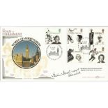 Betty Boothroyd signed Road to Parliament women of achievement FDC. Parliament St London SW1